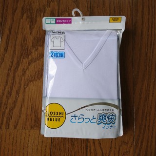 シマムラ(しまむら)の新品未使用☆VネックTシャツＬ二枚セット(Tシャツ/カットソー(半袖/袖なし))