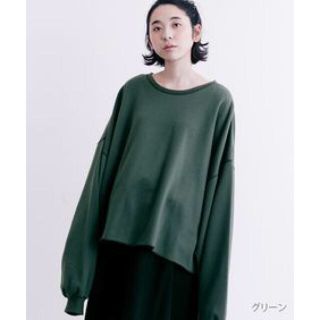 メルロー(merlot)のメルロー merlot オーバーサイズ 裏起毛 スウェット プルオーバー (トレーナー/スウェット)