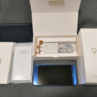 アンドロイド(ANDROID)のhonor9 サファイアブルー simフリー(スマートフォン本体)