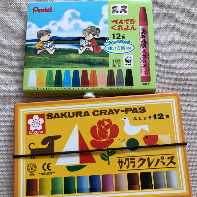 サクラクレパス(サクラクレパス)のさくらクレパス ぺんてるクレヨン エンタメ/ホビーのアート用品(クレヨン/パステル)の商品写真