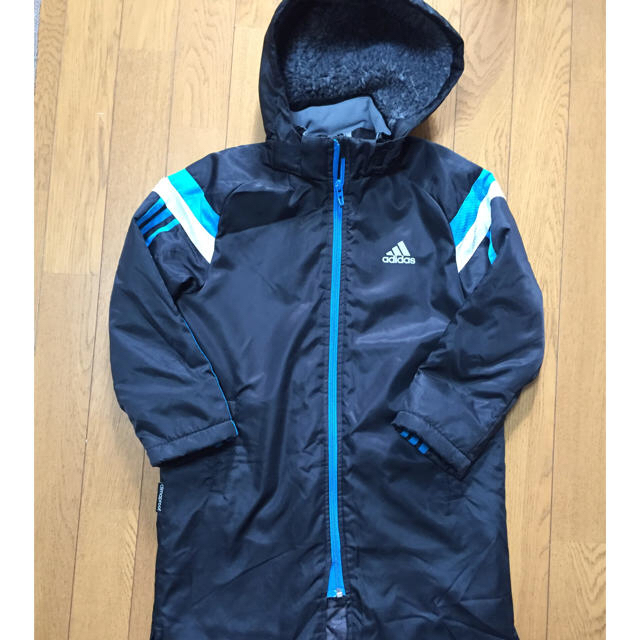 adidas(アディダス)のアディダス120ベンチコート キッズ/ベビー/マタニティのキッズ服男の子用(90cm~)(コート)の商品写真