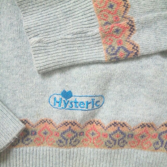 HYSTERIC GLAMOUR(ヒステリックグラマー)のﾋｽﾃﾘｯｸｸﾞﾗﾏｰ ﾉﾙﾃﾞｲｯｸ ﾌｪｱｱｲﾙ ﾆｯﾄ ｾｰﾀｰ レディースのトップス(ニット/セーター)の商品写真