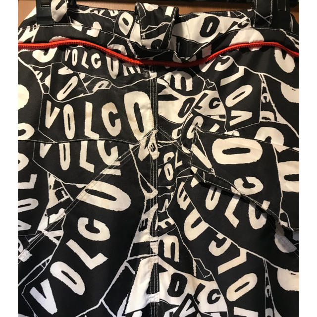 VOLCOM ボルコム スノーボードウエア ロゴ 総柄 パンツ ボトム Mサイズ