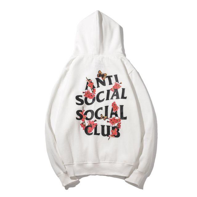 ANTI(アンチ)のANTI SOCIAL SOCIAL CLUB パーカー 裏起毛 ホワイト L レディースのトップス(パーカー)の商品写真