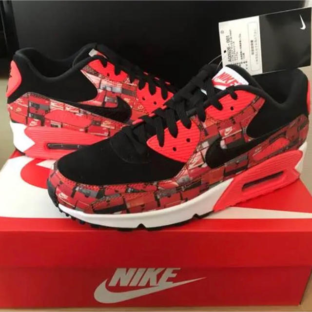 atmos NIKE AIR MAX 90 PRINT 26cm