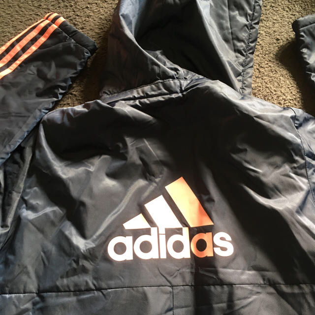 adidas(アディダス)の★アディダスのかわいいベンチコート☆中古品★160cm★ キッズ/ベビー/マタニティのキッズ服女の子用(90cm~)(コート)の商品写真