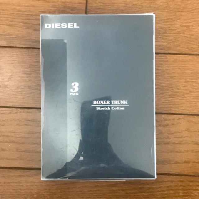 S 新品 ディーゼル DIESEL ボクサーパンツ 三枚セット ブラック