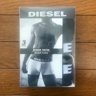 ディーゼル(DIESEL)のS 新品 ディーゼル DIESEL ボクサーパンツ 三枚セット ブラック(ボクサーパンツ)