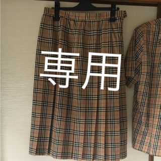 バーバリー(BURBERRY)のバーバリースカート15号(ひざ丈スカート)