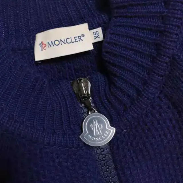 MONCLER(モンクレール)のモンクレール ニット ネイビーブルー レディースのトップス(ニット/セーター)の商品写真