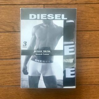 ディーゼル(DIESEL)のXS 新品 ディーゼル DIESEL ボクサーパンツ 三枚セット 人気のブラック(ボクサーパンツ)