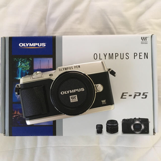 Olympus Pen E-P5 シルバー 付属品完備スマホ/家電/カメラ