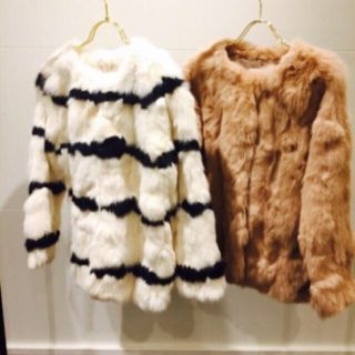 【希少】フレイアイディー♥️レッキスファー コート ラビットファー 高級 ブランド
