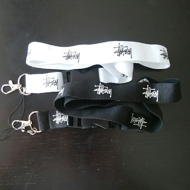 STUSSY(ステューシー)のステューシー　ネットストラップ　stussy neckstrap 単品販売 エンタメ/ホビーのコレクション(ノベルティグッズ)の商品写真