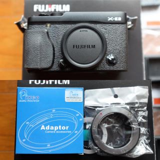 マウントアダプター付き富士フィルム FUJIFILM X-E2 ブラック