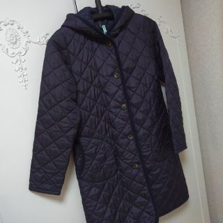 ラベンハム(LAVENHAM)の【美品】ラベンハム ブランドン サイズ40 パープル 紫 ラブンスター(ロングコート)