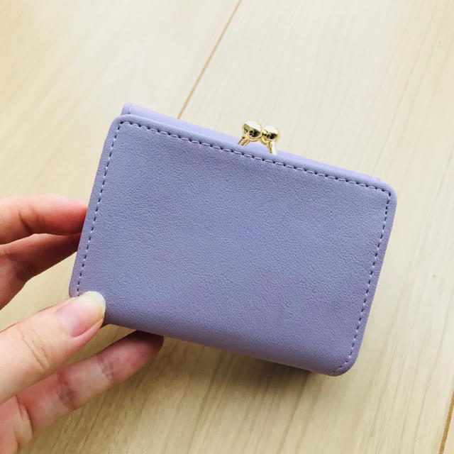 パープル 紫 ミニ財布 レディースのファッション小物(財布)の商品写真