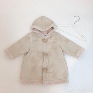 ベビーディオール(baby Dior)の【ハンガー付】Baby Dior♡ダッフル型ムートンコート(ジャケット/コート)