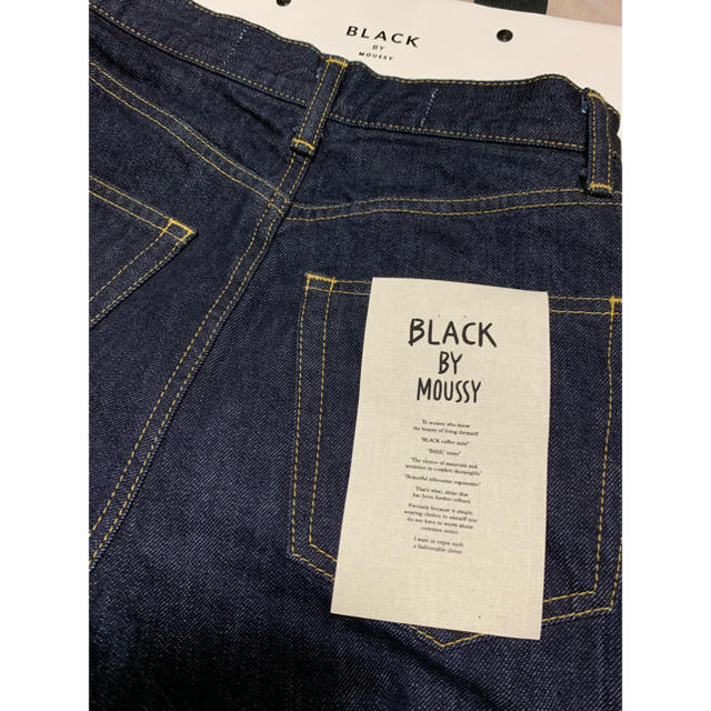 BLACK by moussy(ブラックバイマウジー)の【完売＊新品タグ付】BLACK BY MOUSSY JAVA one wash レディースのパンツ(デニム/ジーンズ)の商品写真