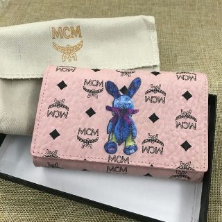 MCM エムシーエム ラビット 三つ折り財布 うさぎ 柄 大人気 折り財布