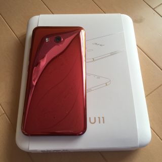 アンドロイド(ANDROID)のHTC U11 ソーラレッド SIMフリー国内版(スマートフォン本体)