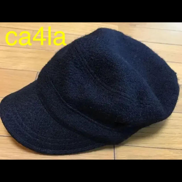 CA4LA(カシラ)のCA4LA    帽子  キャスケット  黒  カシラ メンズの帽子(キャスケット)の商品写真