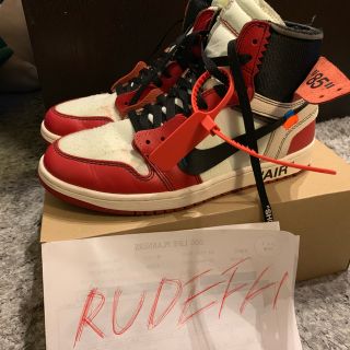 ナイキ(NIKE)の26.5 極美品！国内正規品 off-white jordan1 nike (スニーカー)