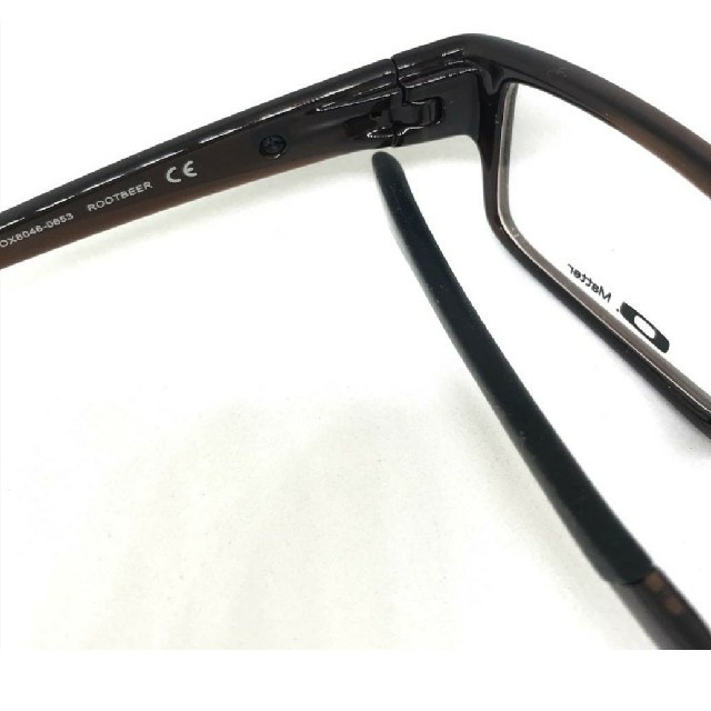 Oakley(オークリー)のオークリー　エアドロップ　ブラウン　OX8046-0653　メガネ　眼鏡 メンズのファッション小物(サングラス/メガネ)の商品写真