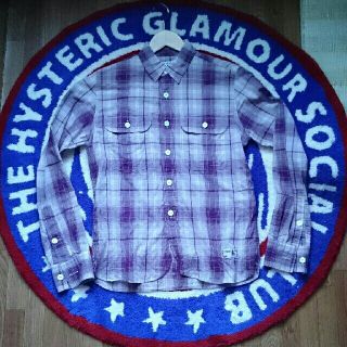 ヒステリックグラマー(HYSTERIC GLAMOUR)のヒステリックグラマー チェックシャツ パープル系(シャツ)