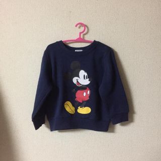 ディズニー(Disney)のミッキー トレーナー 95㎝(Tシャツ/カットソー)