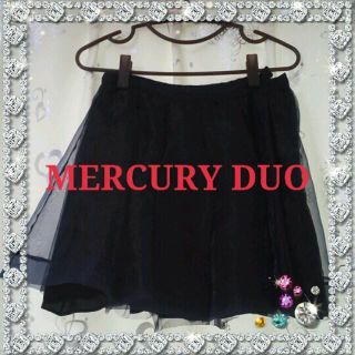 マーキュリーデュオ(MERCURYDUO)のMERCURYDUO ﾁｭｰﾙｽｶｰﾄ　(ミニスカート)