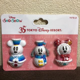 ディズニー(Disney)のディズニークリスマスマグネット(キャラクターグッズ)