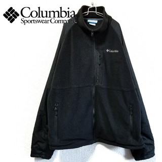 コロンビア(Columbia)のColumbia Interchange 刺繍ロゴ フリースジャケット 黒(ブルゾン)