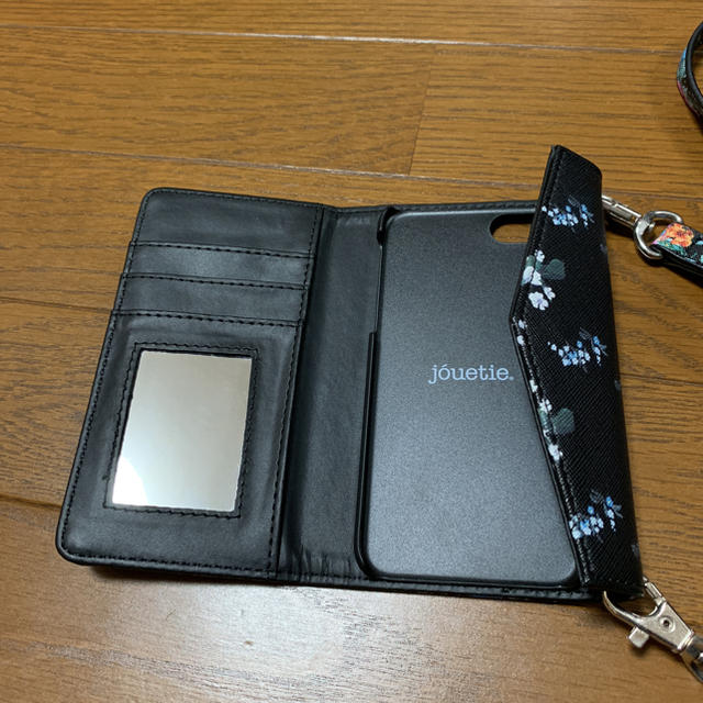 jouetie(ジュエティ)のjouetie iPhoneケース フラワー ブックタイプ ストラップ付き スマホ/家電/カメラのスマホアクセサリー(iPhoneケース)の商品写真