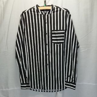 オフホワイト(OFF-WHITE)の【ELVIRA】未使用品！ クルーネックストライプシャツ(シャツ)