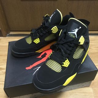 ナイキ(NIKE)のAIR JORDAN 4 RETRO THUNDER 新品未使用(スニーカー)