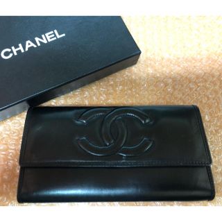 シャネル(CHANEL)の★美品レア★  シャネル ラムスキン 長財布(財布)