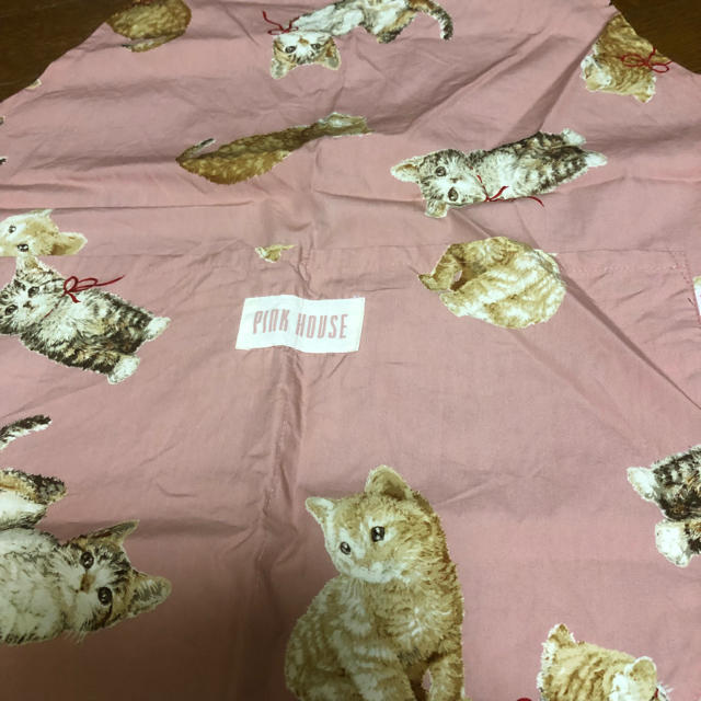 PINK HOUSE(ピンクハウス)のピンクハウス エプロン 猫柄 レディースのレディース その他(その他)の商品写真