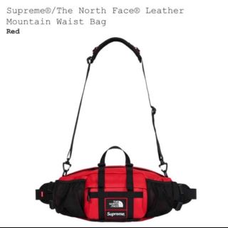 シュプリーム(Supreme)の supreme north face leather waist bag(ウエストポーチ)