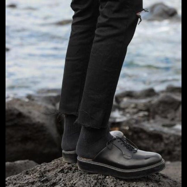 ASCLO 黒スキニー ダメージデニム  メンズのパンツ(デニム/ジーンズ)の商品写真