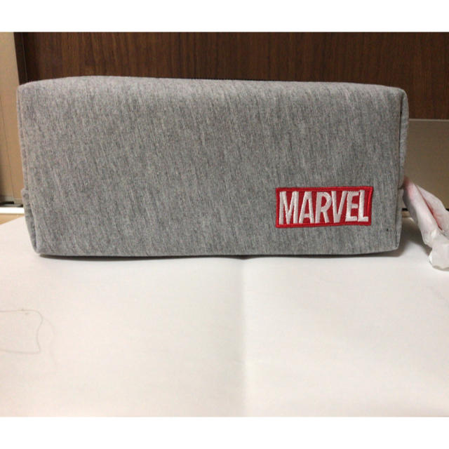 MARVEL(マーベル)の【新学期】マーベル ペンケース グレー インテリア/住まい/日用品の文房具(ペンケース/筆箱)の商品写真