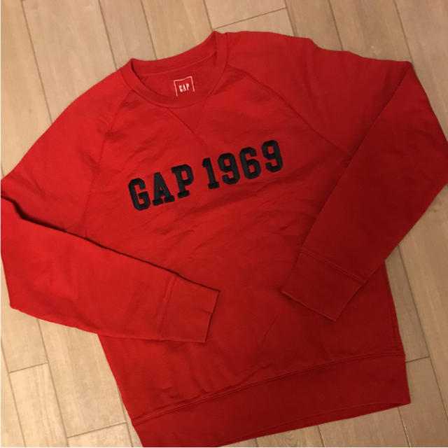 Gap Gap スウェット トレーナー メンズ 赤 Sの通販 By Achan S Shop ギャップならラクマ