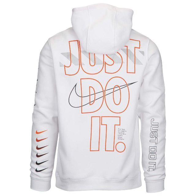 NIKE(ナイキ)の最安！国内未発売 パーカー ホワイト XL★NIKE JDI HOODIE メンズのトップス(パーカー)の商品写真