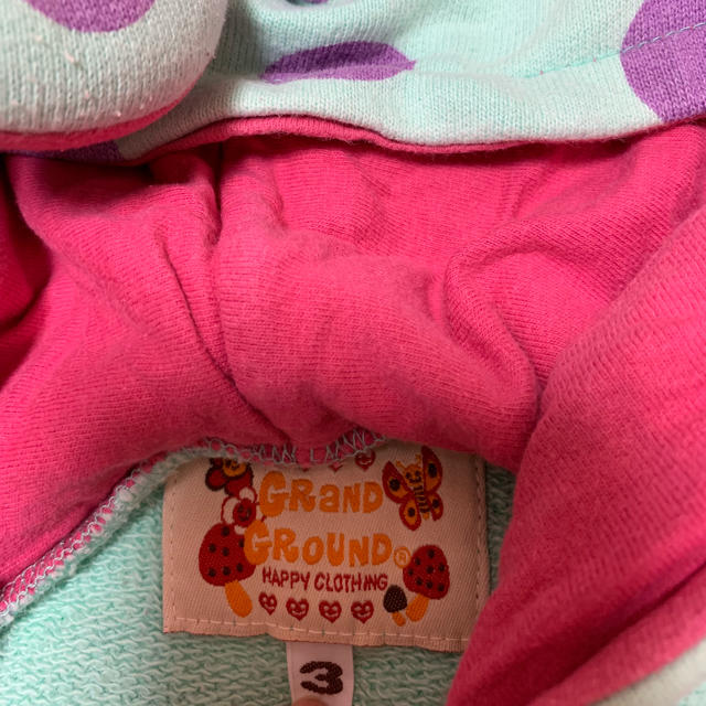 GrandGround(グラグラ)のグラグラ★パーカー90 キッズ/ベビー/マタニティのキッズ服女の子用(90cm~)(その他)の商品写真