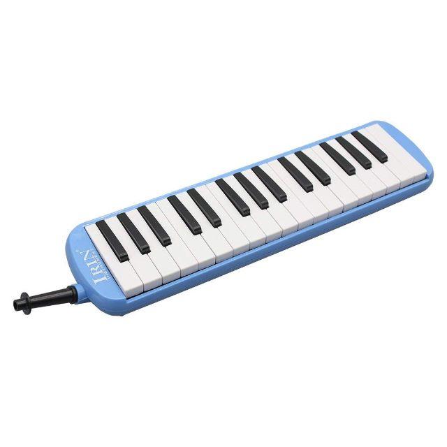 良音！【未使用】32 Key Melodicaハーモニカバッグ付 - ブルー 楽器の鍵盤楽器(その他)の商品写真