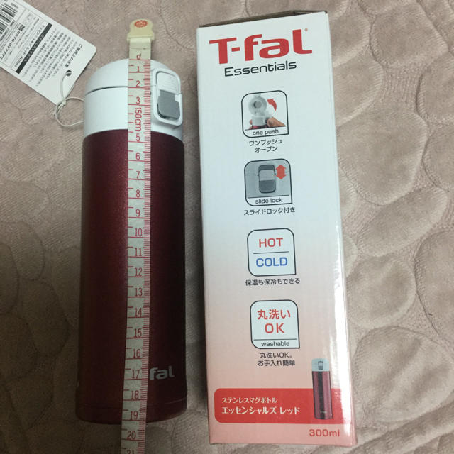 T-fal(ティファール)のT-fal. ステンレス製 。真空マグボトル。新品。 インテリア/住まい/日用品のキッチン/食器(タンブラー)の商品写真