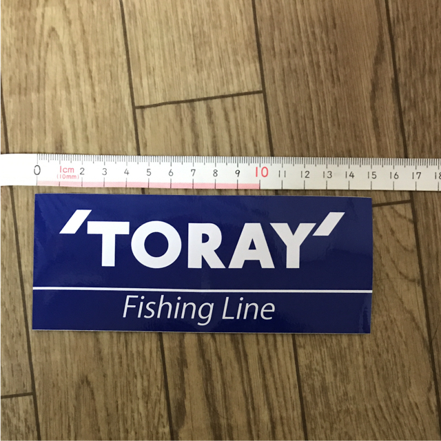 東レ(トウレ)の‘TORAY’ 東レ ステッカー スポーツ/アウトドアのフィッシング(その他)の商品写真