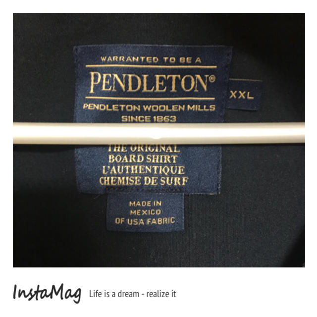 PENDLETON(ペンドルトン)のPENDLETON BOARD SHIRT GREY/WH メンズのトップス(シャツ)の商品写真