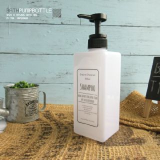 ポンプボトル【SHAMPOO】/ 空容器(日用品/生活雑貨)