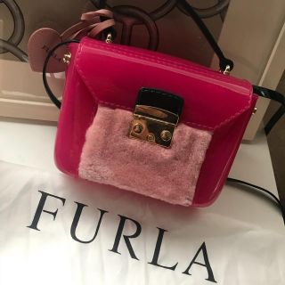 フルラ(Furla)のフルラ ファーキャンディバッグ(ショルダーバッグ)